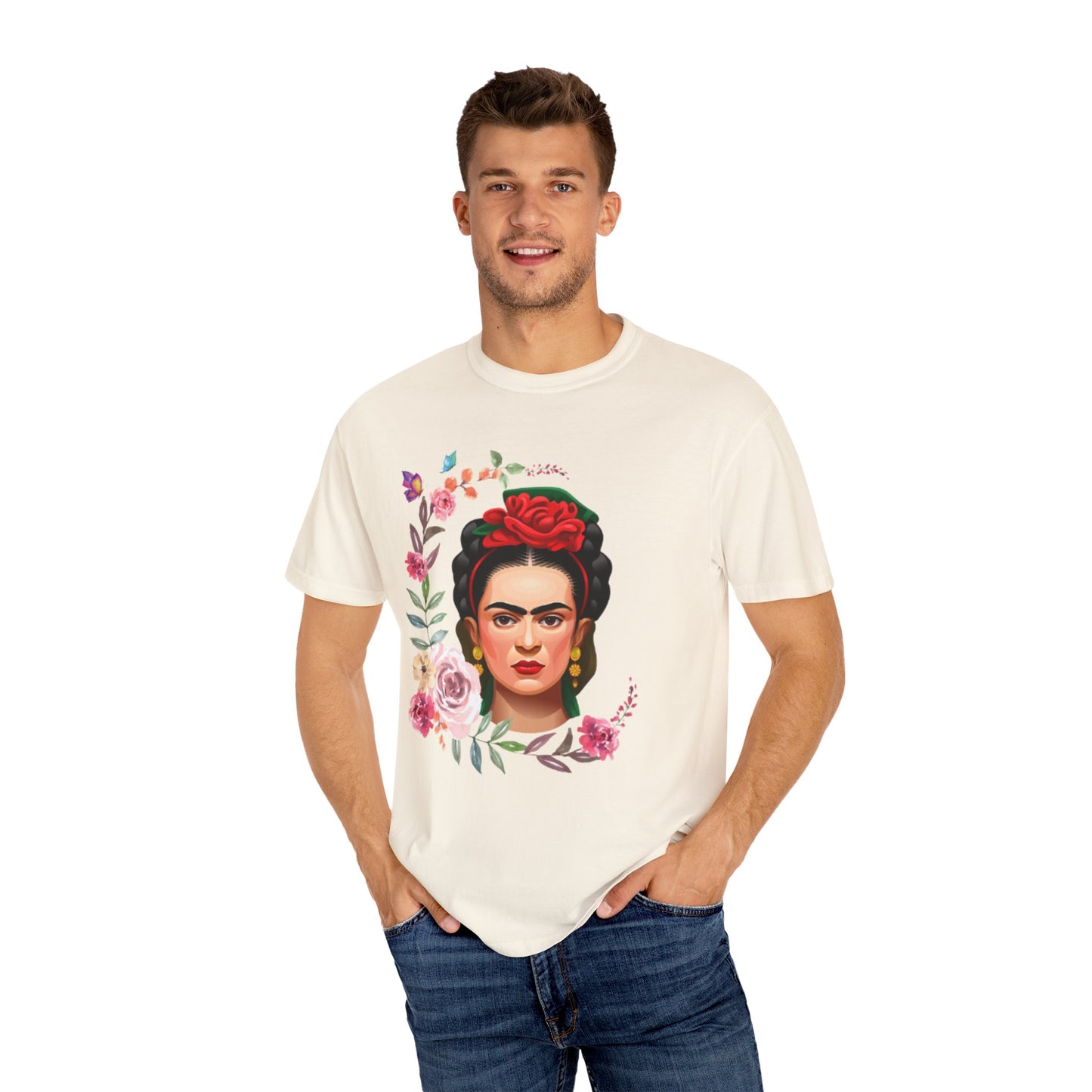 Frida Kalho Unisex Garment-Dyed T-shirt