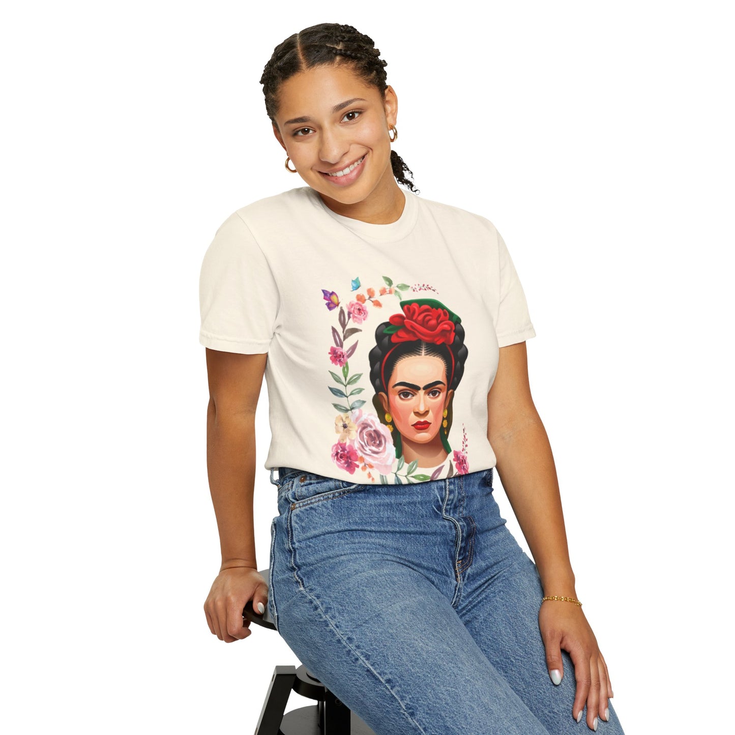 Frida Kalho Unisex Garment-Dyed T-shirt