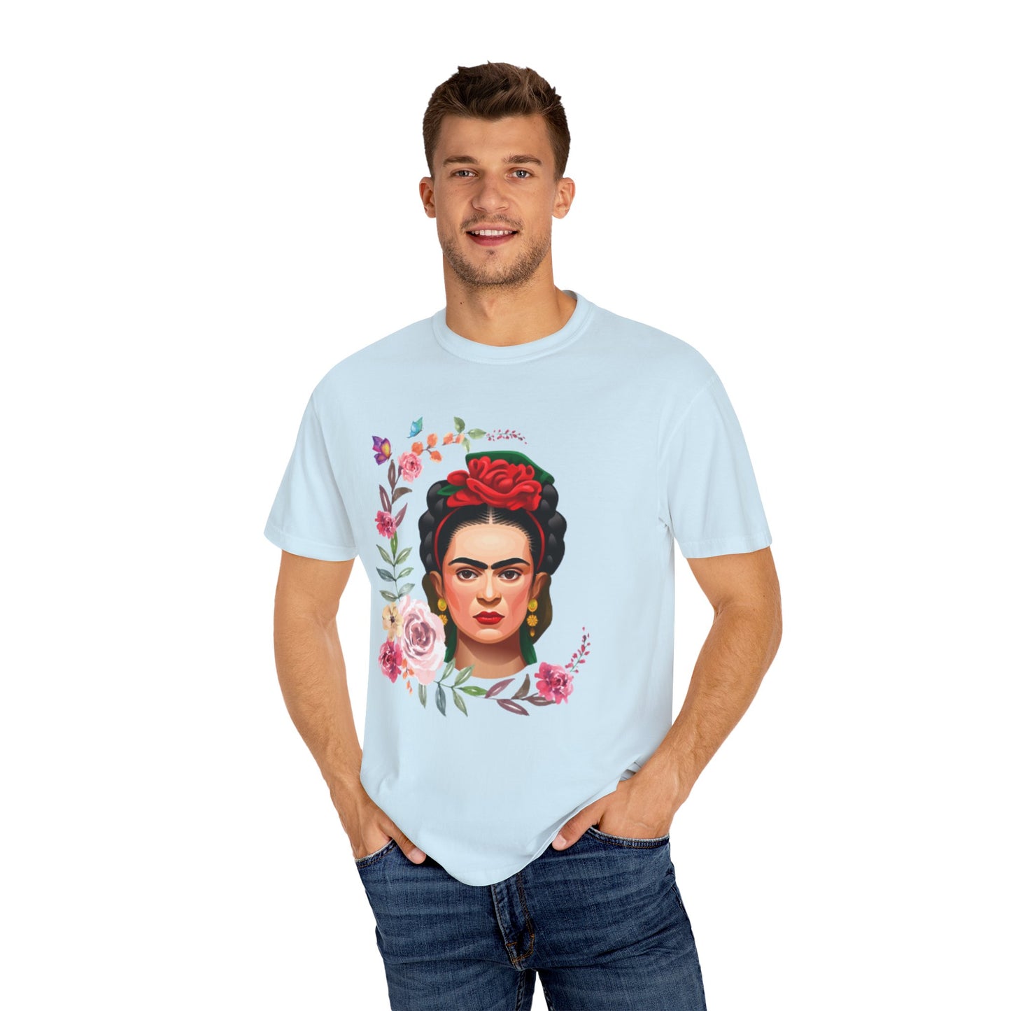 Frida Kalho Unisex Garment-Dyed T-shirt