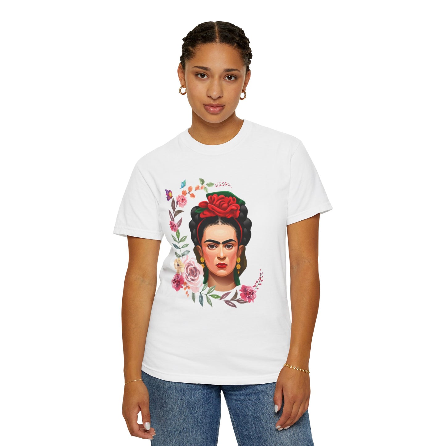 Frida Kalho Unisex Garment-Dyed T-shirt